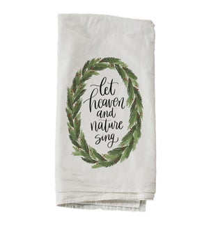 Let Heaven And Nature Sing By Brooke Nicole Designs Towel
